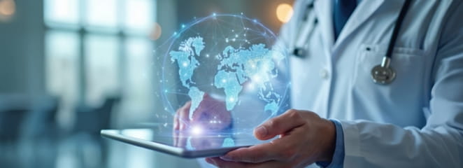 国際連携と医療ツーリズムの取り組みイメージ