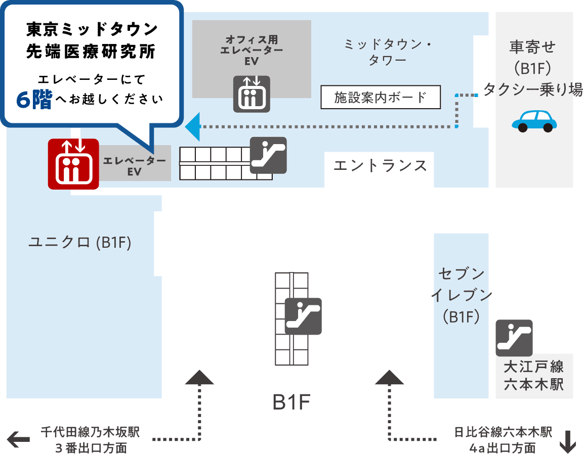 地下アクセスの画像