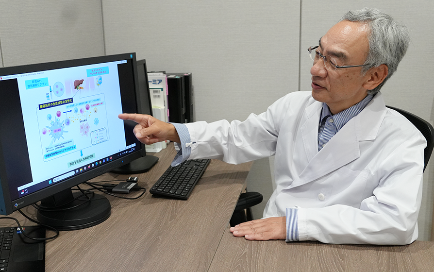 手術が難しい場合、治療の中心となる抗がん剤治療の画像